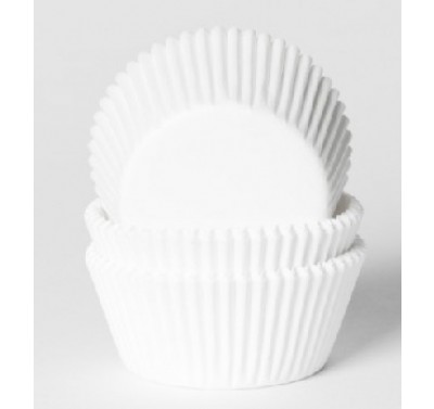 House of Marie Baking Cups Wit Small pk/50