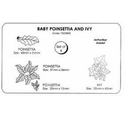 JEM Baby Poinsettia & Ivy - Set/4