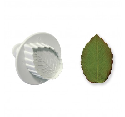 PME Veined Rose Leaf Plunger Cutter Small