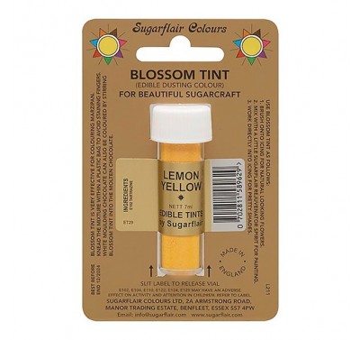 Sugarflair Blossom Tint Edible Dusting Colour - Lemon Yellow 