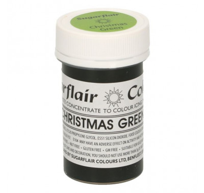 Sugarflair Spectral Paste Colour Christmas Green