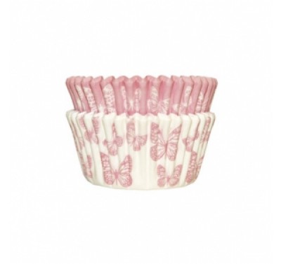 SK Butterfly Blush Pink Cupcake Cases