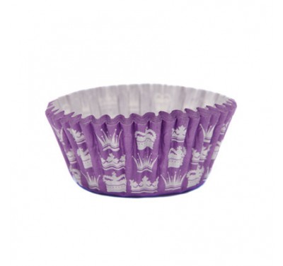 SK Purple Crown Cupcake Cases