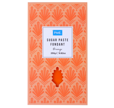 PME Sugar Paste Fondant - Orange 250g