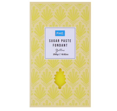 PME Sugar Paste Fondant - Yellow 250g