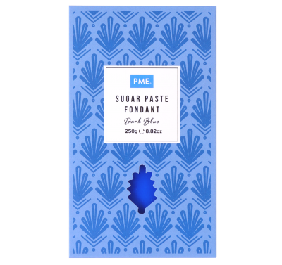 PME Sugar Paste Fondant - Dark Blue 250g