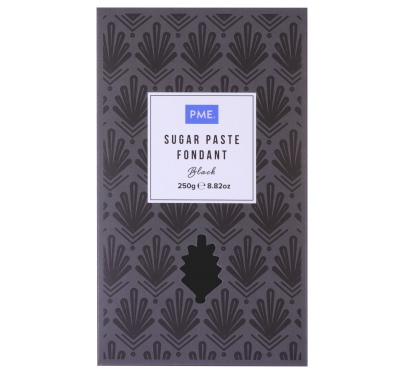 PME Sugar Paste Fondant - Black 250g