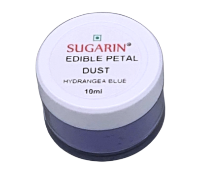 Sugarin Edible Petal Dust - Blue Hydrangea - 10ml