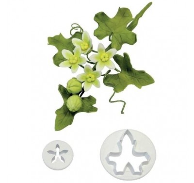 PME White Bryony Cutter set of 2