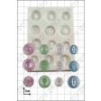 FPC, Sugarcraft, plain, buttons, knoop, knopen, silicone, mould, mal, taartdecoratie, hobby, kaarten