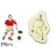 DPM, footballer, rugby, speler, sport, M1591, Sugarcity, silicone, mould, mold