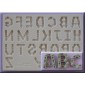 Alphabet Moulds - Little Builders Font - Technics