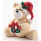 Claydough Christmas Teddy - Kerstbeer met cadeautje