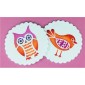 Designer Stencils Retro Owl and Bird