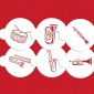 Designer Stencils Fanfare - Marching Band Instruments Cookie Stencil