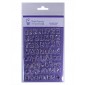 Purple Cupcakes - Designer Stamps - Alphabet & Numbers DOTTY