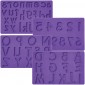 Wilton Letters /Numbers Fondant & Gumpaste Mold Set/4