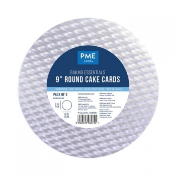 PME, Cake, card, round, rond, taartbord, 9", 23cm, CCR318