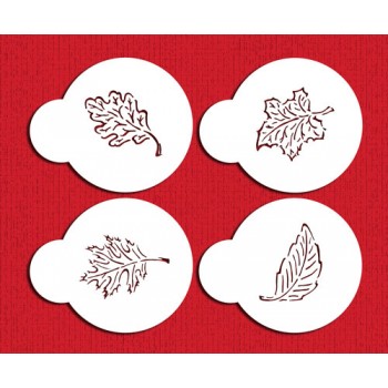 Designer Stencils Leaf Collection Cookie tops