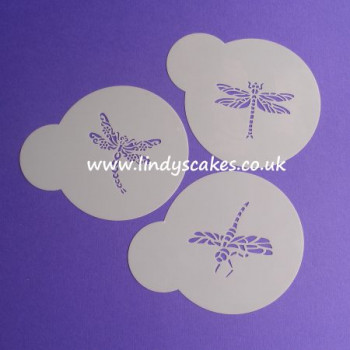 Lindy Smith Mini Dragonflies Cupcake Stencil