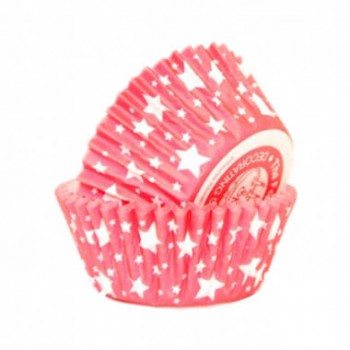 SK Ruby Red Star Cupcake Cases