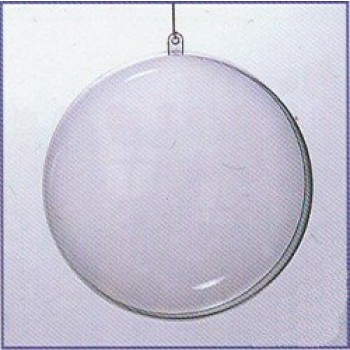 vulbaar, transparant  deelbaar, deelbare, plastic, 70mm, bal