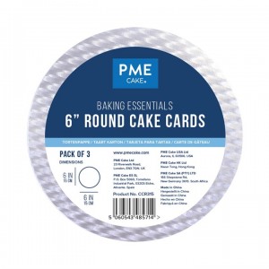 PME, Cake, card, round, rond, taartbord, 6", 15cm, CCR315
