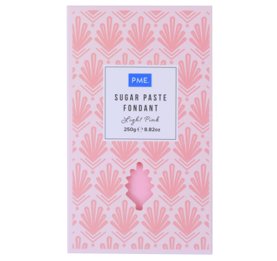 PME Sugar Paste Fondant - Light Pink 250g
