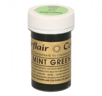 Sugarflair Spectral Paste Colour Mint Green