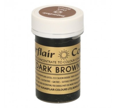 Sugarflair Spectral Paste Colour Dark Brown