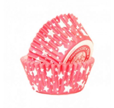 SK Ruby Red Star Cupcake Cases