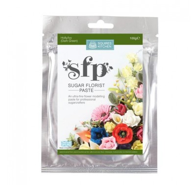 SK SFP Sugar Florist Paste Holly/Ivy (Dark Green) 100g