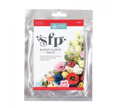 SK SFP Sugar Florist Paste Poinsettia (Christmas Red) 100gr