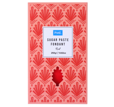 PME Sugar Paste Fondant - Red 250g