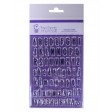 purple, cupcakes, retro, stamp, emboss, clear, alphabet