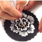 Designer Stencils Brush Embroidery Flower Set