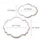 PME Cookie & Cake Plaque Style 4 Cutter (Set/2)