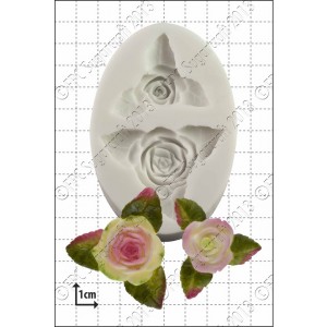 FPC Roses and Leaves Silicone Mould