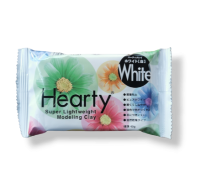 Hearty Modelling Clay - White - 40g