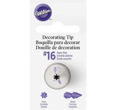 Wilton Decorating Tip #16 Open Star