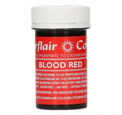 Sugarflair Spectral Paste Colour Blood Red