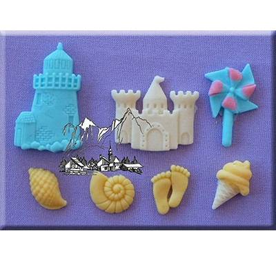 Alphabet Moulds - Seaside