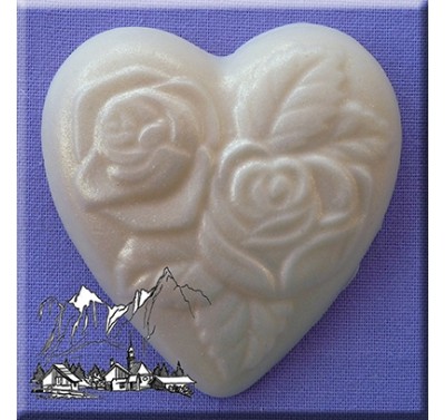 Alphabet Moulds - Heart with Roses