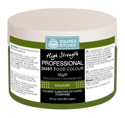 SK Professional Food Colour Dust Holly/Ivy Green 35g