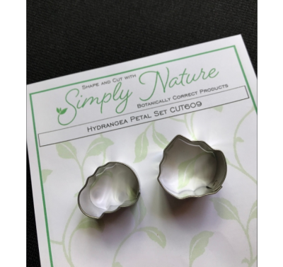 Hydrangea Petal Cutter Set (Design #1 Rolled Edge) By Simply Nature Botanically Correct Products®