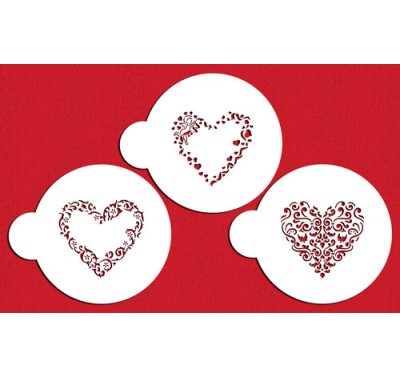 Designer Stencils Valentine Heart Designs