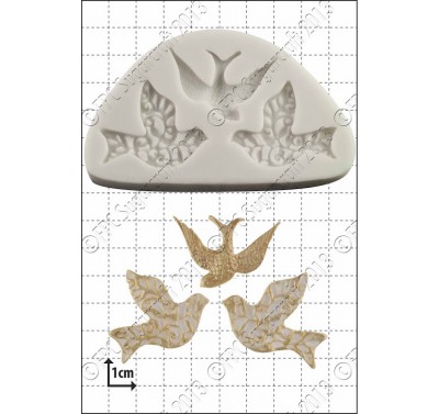 FPC Three Little Birds Silicone Mould