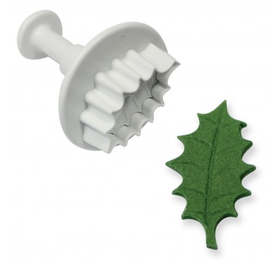 PME Veined Holly Leaf Plunger Cutter M