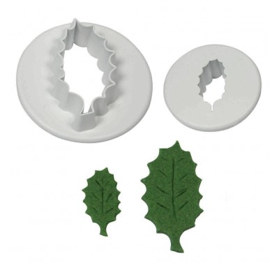 PME Holly Leaf Cutter Set 2