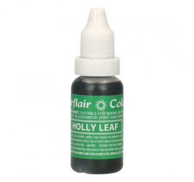 Sugarflair Edible Droplet Paint Holly Leaf Green - 14ml